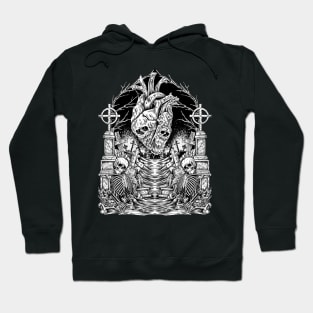 Heart And Skull Hoodie